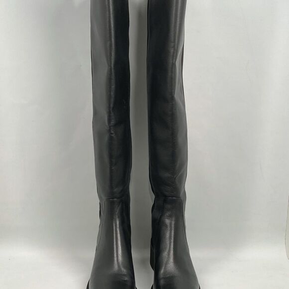 Stuart Weitzman 5050 Alina City Leather Over-The-Knee Boots size 7 - Picture 3 of 15